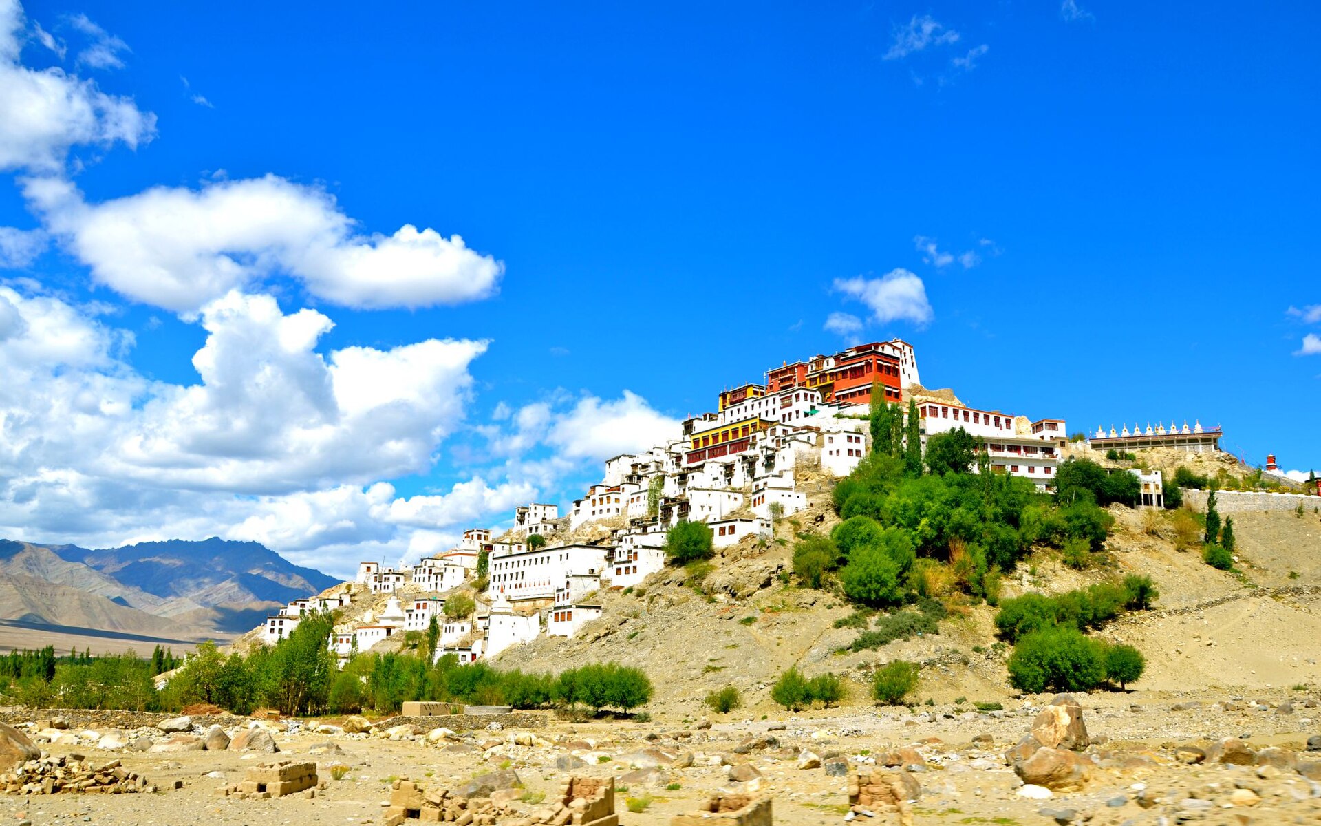 Thiksey Monastery above the Indus valley, Ladakh tour packages